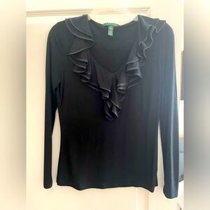 LAUREN Ralph Lauren Black Top